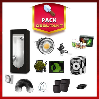 Pack Débutant SpectraBUD 60 - Box de culture Hydro Shoot 60 - Kit de ventilation - Pots et engrais - Programmateur - 1