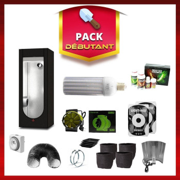 Pack Complet Débutant SpectraBULB X55 - Hydro Shoot 60 - Réflecteur - Kit de ventilation - Terreau, engrais et pots - 1