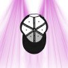 Casquette uni noir Rhino Series de chez Cannaled - StreetWear