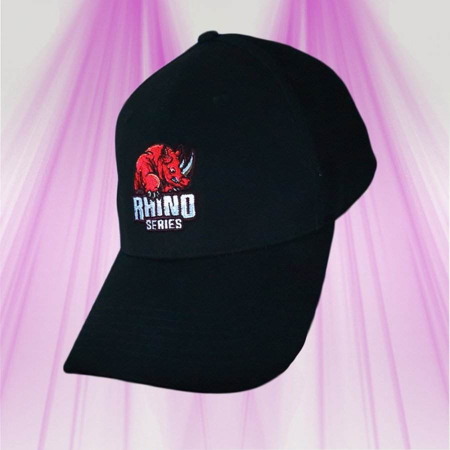 Casquette uni noir Rhino Series de chez Cannaled - StreetWear