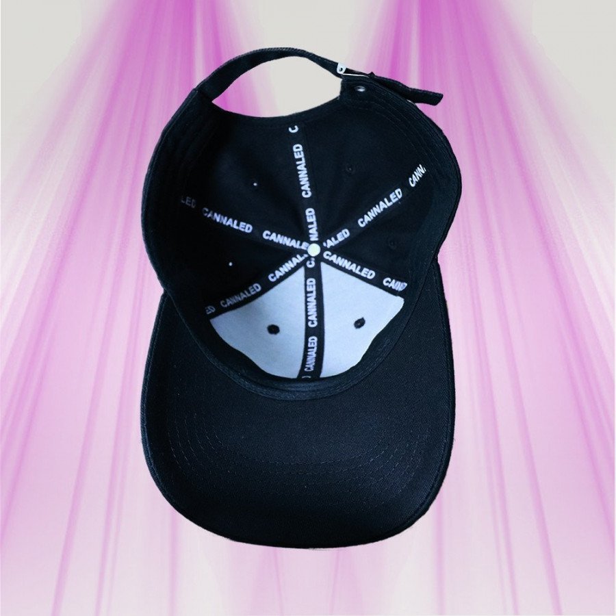 Casquette uni noir Rhino Series de chez Cannaled - StreetWear