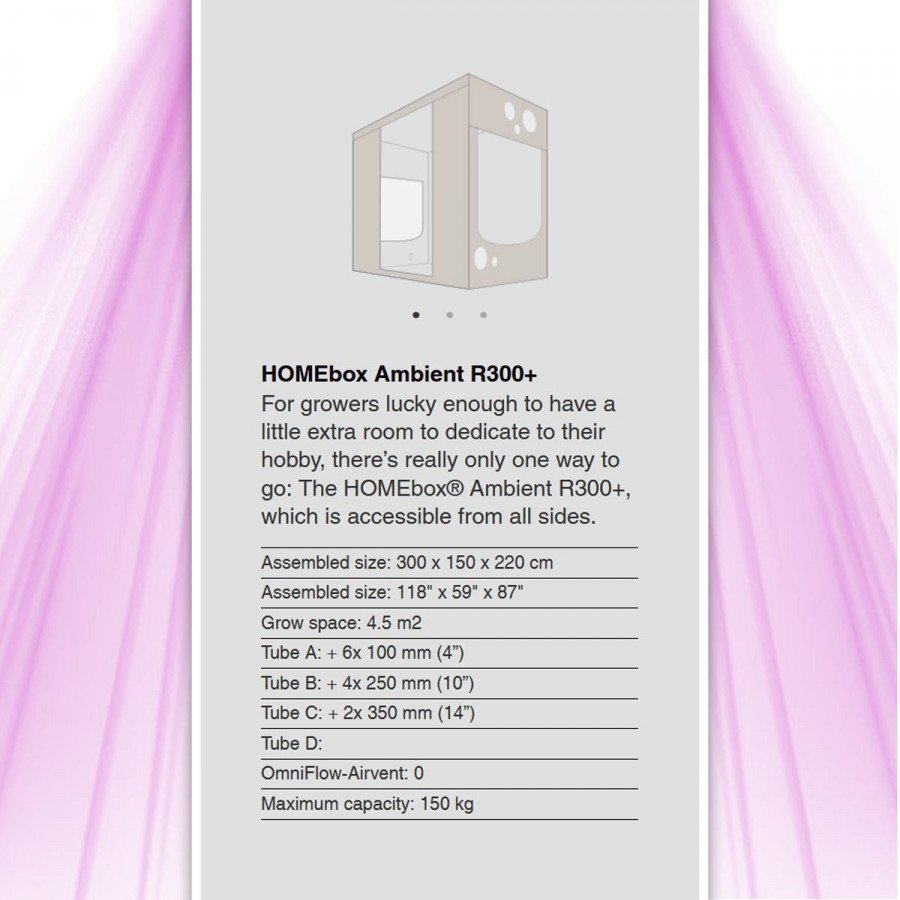 Chambre de culture Homebox Ambient AR 300+ - 300x150x220 cm HomeBox - 2