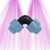 RACCORD COMPRESSION COUDÉ FF 16 X16mm - 1