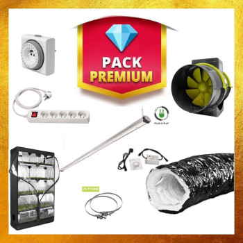 Pack premium pour cultiver des plantes sur étages - 450 Watts - 5 étagès croissance/floraison - Toopet - 1