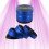 Borealis Grinder – Aluminium Blau – 4 Teile mit Fänger – Kush Bong