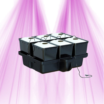AéroPro 80 – 6 Pflanzen – 80 x 80 x 40 cm – Platin