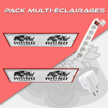 Pack - Rhino Séries 260 PRO x2 - Prise - Multiprise CannaLED - 1
