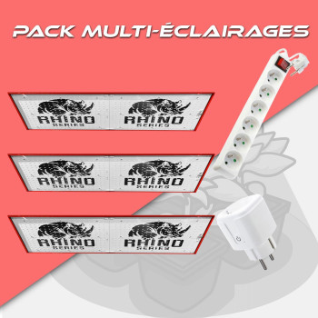 Pack - Rhino Séries 260 PRO x3 - Prise - Multiprise CannaLED - 1