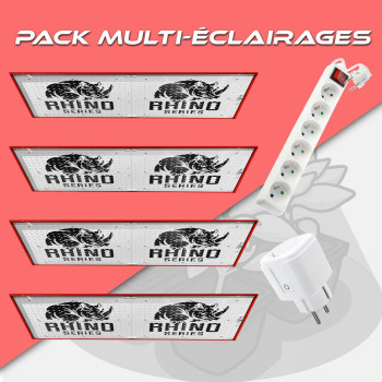 Pack - Rhino Séries 260 PRO x4 - Prise - Multiprise CannaLED - 1