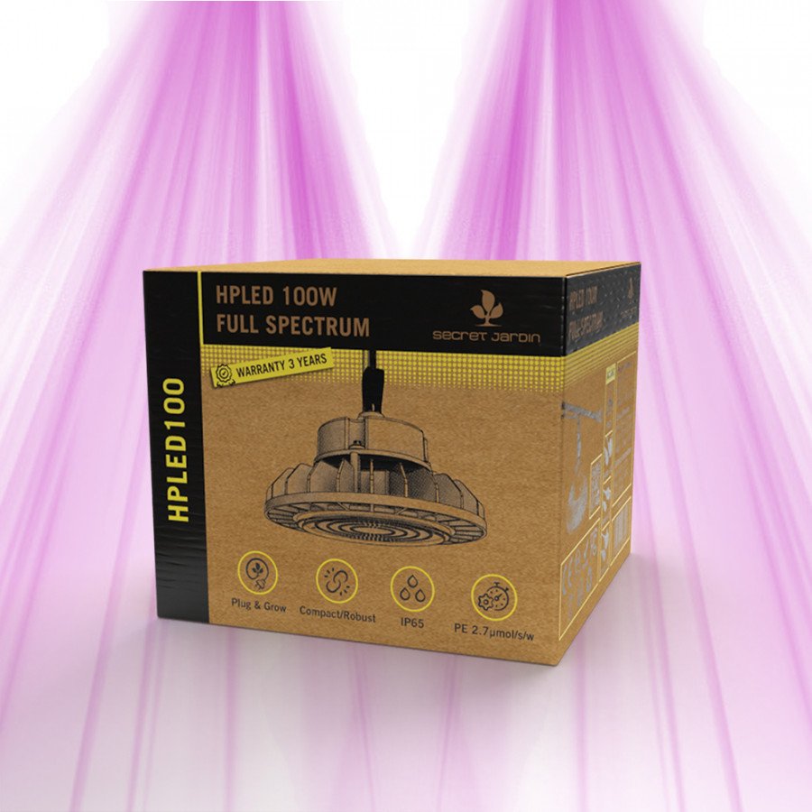 Éclairage Horticole LED - HPLED 100W - FULL SPECTRUM - Secret Jardin Secret Jardin - 4