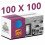 Komplettpaket 100x100cm – SpectraWild S320 – Hydoshoot 100 – Belüftungsset ohne Kohlefilter – Töpfe und Blumenerde