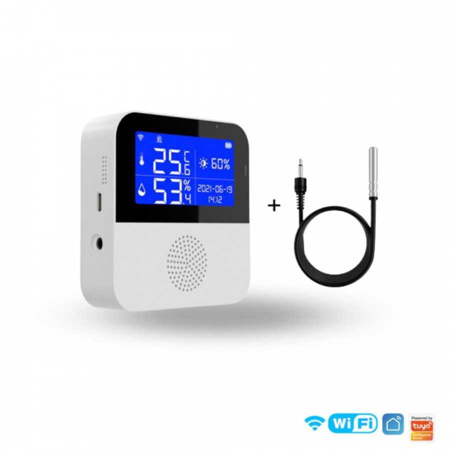 Capteur Thermomètre Hygromètre WiFi avec sonde externe Domiz - 2