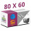 Setzling - Steckling - Keimung Paket: Propagator M + 2 SpectraLINE IP65 60 cm + 1 Verbindungskabel