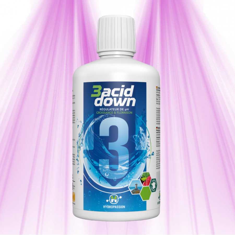 pH Down 3ACID Down pour hydroponie - Hydropassion HydroPassion - 1