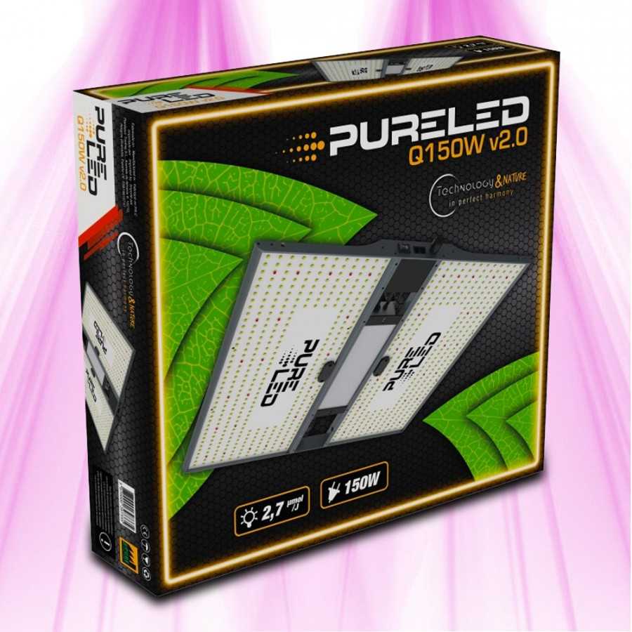 PURELED Q150 V2 - Panneau LED Horticole croissance et floraison