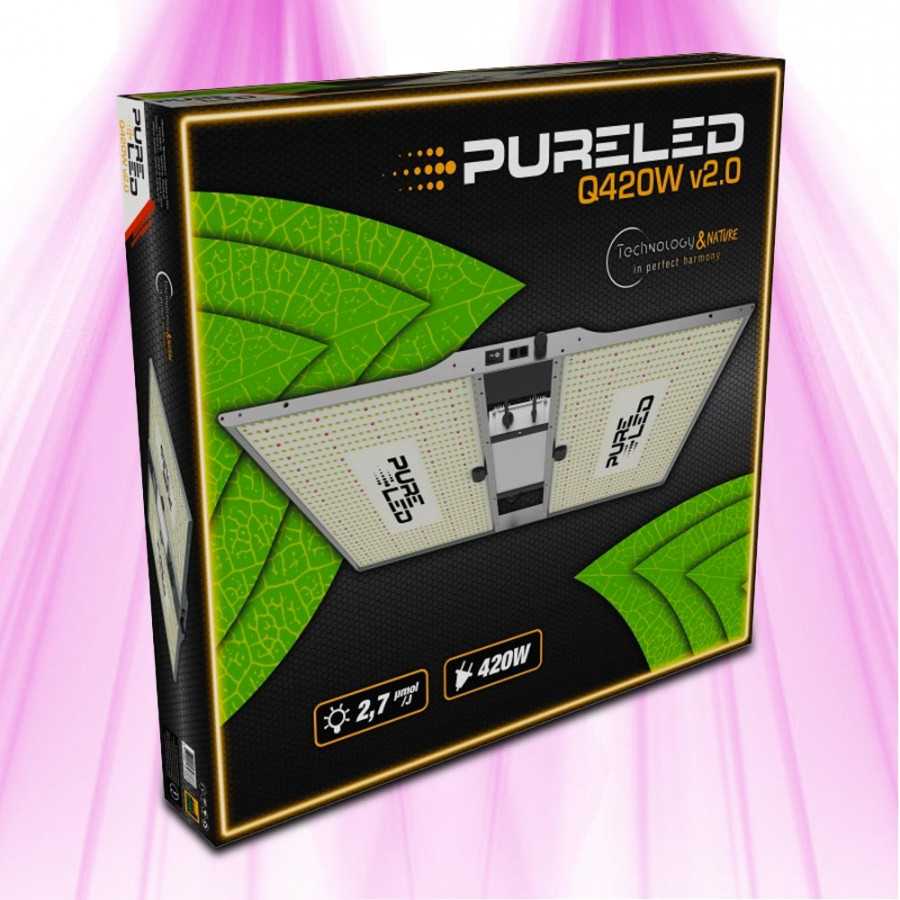 PURELED Q420 V2 - Panneau LED Horticole croissance et floraison
