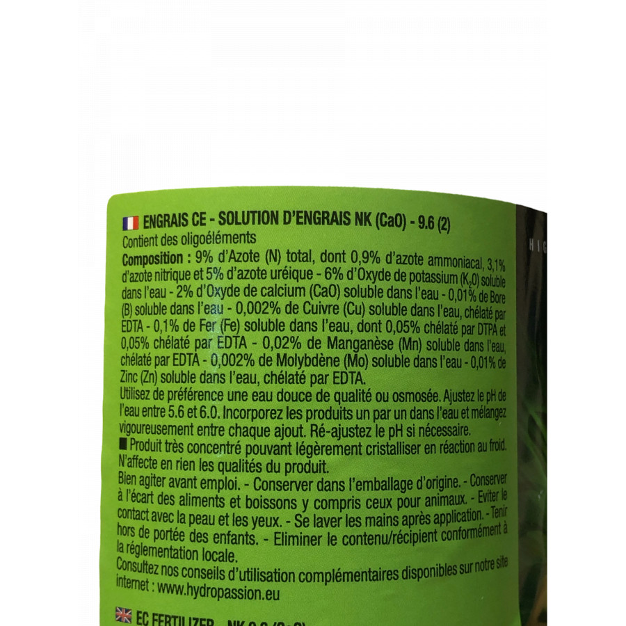 Master Grower Bio Vegan - Engrais de Croissance - HydroPassion