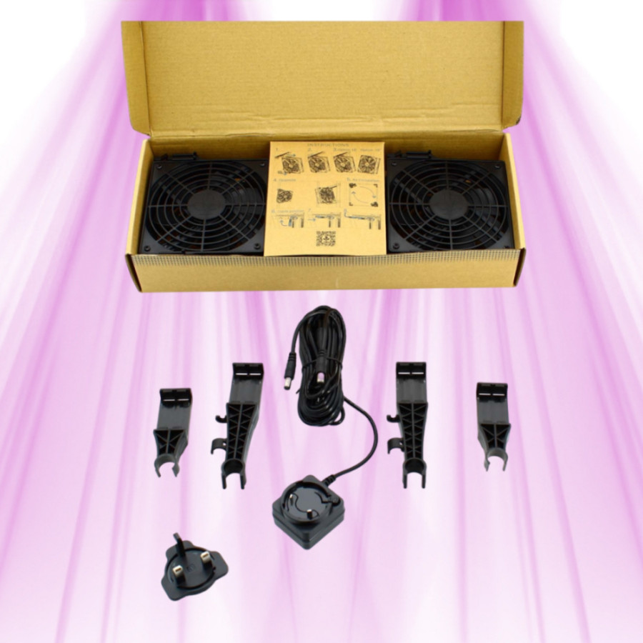 Kit de deux ventilateurs Monkey Fan - 24W - Secret Jardin