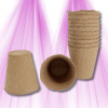 Lot de 12 Godets en Fibre Ø8cm pour Semis et Boutures