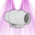 Extracteur TT 125 mm VANGUARD HYDROPONICS - 2 Vitesses, Débit Max 280 m³/h