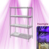Étagère en Aluminium - 120x60cm - Idéal pour la culture de plantes