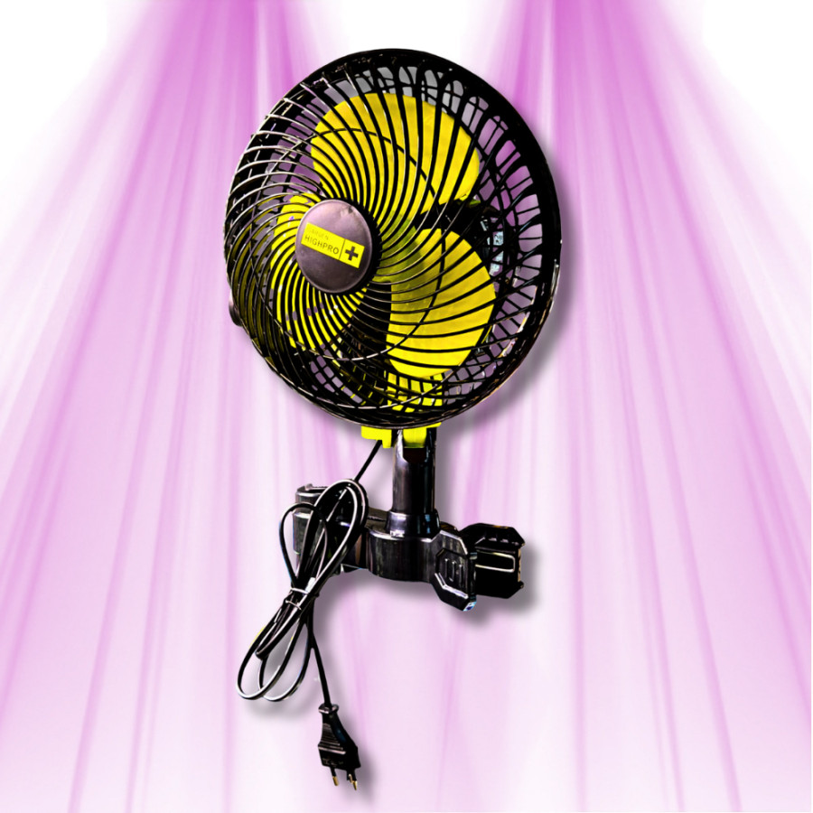 Oszillierender Klemmventilator – 20 W – 25 cm – Garden HighPro