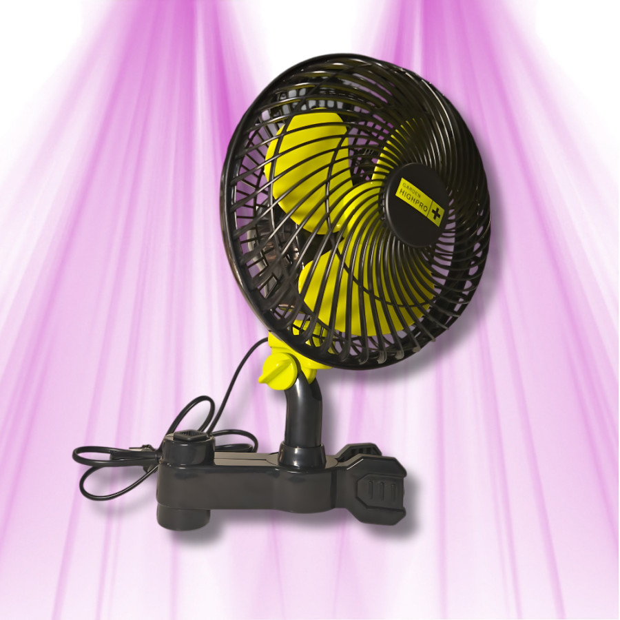 Oszillierender Klemmventilator – 20 W – 25 cm – Garden HighPro