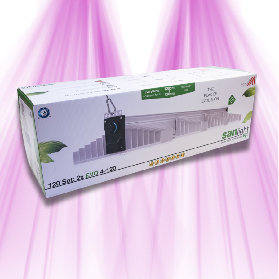 Lampe horticole LED SanLight - EVO 4 Set 120x120 - 530W