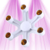 Support pour trois ou six ampoules horticoles LED SpectraBULB - E27 - 1