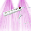 Multiprise avec 5 prises - Câble 1m - Interrupteur - MAX 3500W - 1
