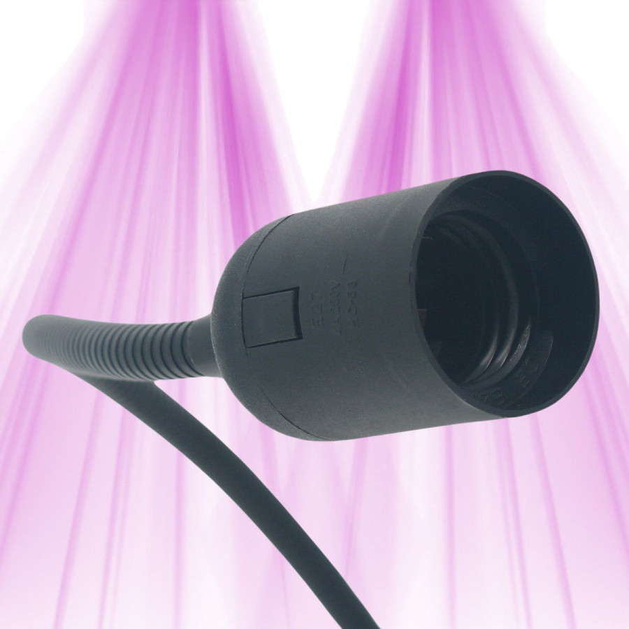 Support flexible de spot LED avec douille E27 à clip simple - 1