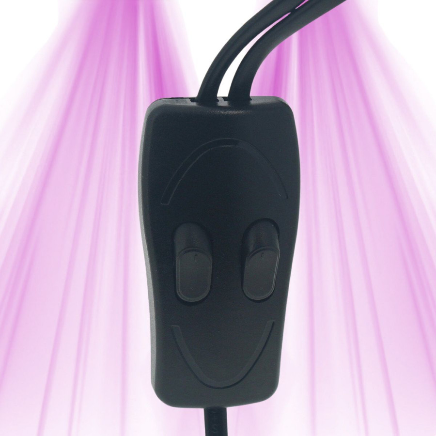 Support flexible de spot LED avec douille E27 à clip double - 1