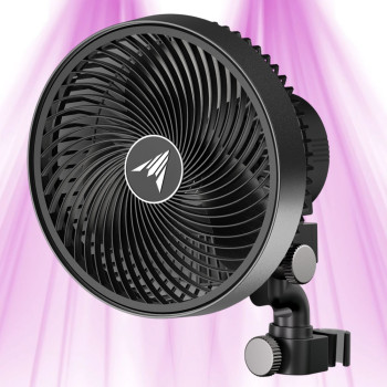 CLOUDRAY S9 GEN 2 LÜFTER - AC-CCS9 - AC INFINITY - 225 mm oszillierender Clip-on-Lüfter, 10 Geschwindigkeiten, automatische Oszi