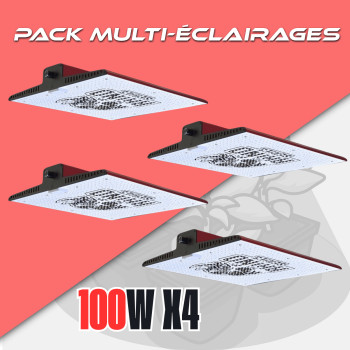Pack RHINO 130 W PRO X4 CannaLED - 1