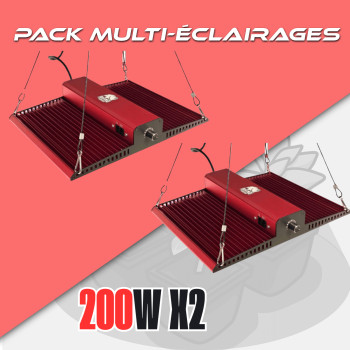 Pack RHINO 260W PRO X2 CannaLED - 1