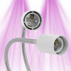 Support flexible de spot LED avec douille E27 à clip double - 1