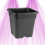 Pot de culture carré noir 25L – Contenant robuste pour culture intérieure et extérieure