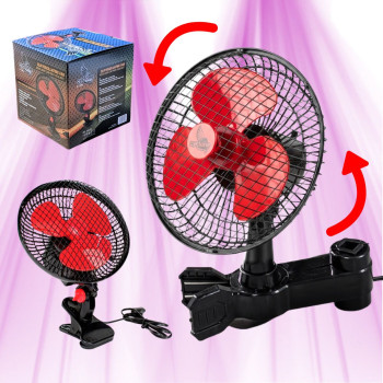 20-W-Zyklon-Oszillationsventilator mit Klemme &ndash; 20 cm