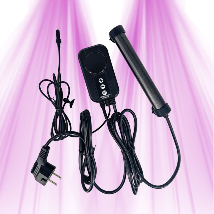 Chauffe eau en Titan avec controlleur pour réservoir et hydroponie 100/500W