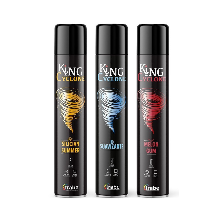 Raumlufterfrischer King Cyclone Trabe 750 ml - Silician Summer