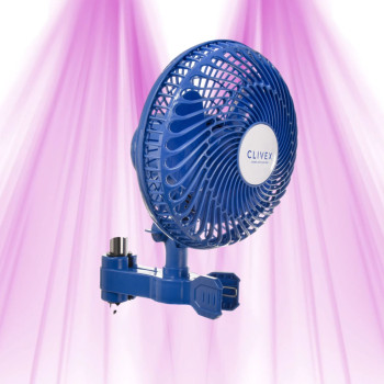 Clivex 23cm 20W Oszillierender Clip-Ventilator