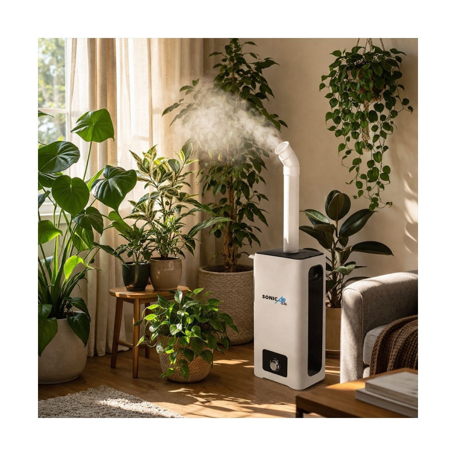 SonicAir 23L – Luftbefeuchter mit regelbarer Leistung und automatischer Befüllung
