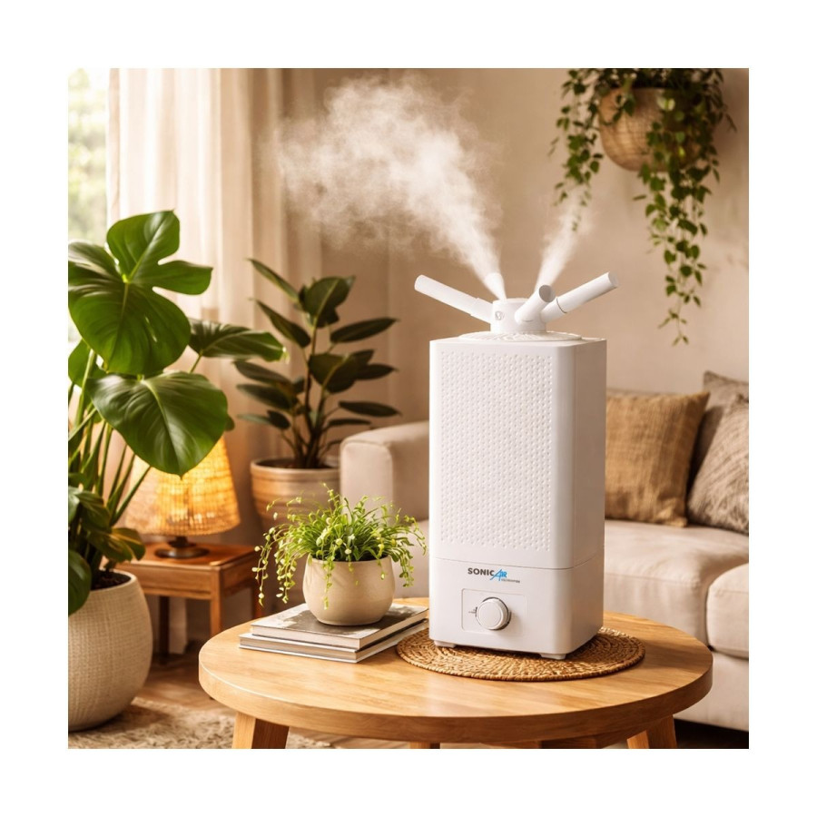 SonicAir Luftbefeuchter 10L - Leise Vernebelung