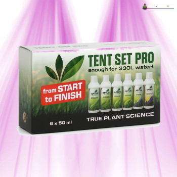 Aptus Tent Set Pro – Komplettes 6-Produkte-Nährstoffkit für Indoor-LED-Kulturen