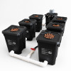 Hydroponisches RDWC-System 6 Töpfe 27L – Zirkulation & Wurzelbelüftung