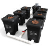 Hydroponisches RDWC-System 6 Töpfe 27L – Zirkulation & Wurzelbelüftung