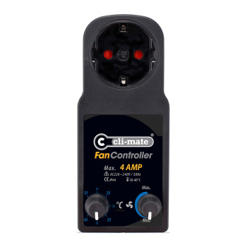 Cli-mate Temperaturregler Fan – 2 Stufen, 4 A