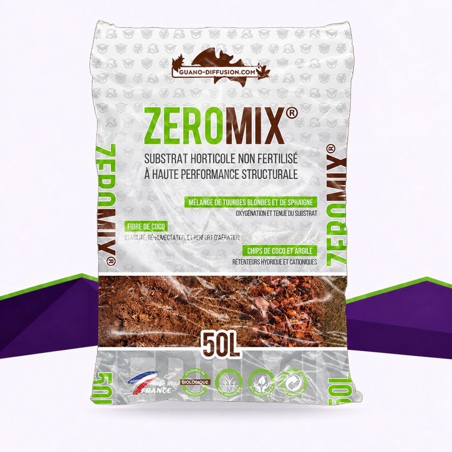Guano Diffusion GD ZeroMix — substrat pour programme nutritif personnalisé