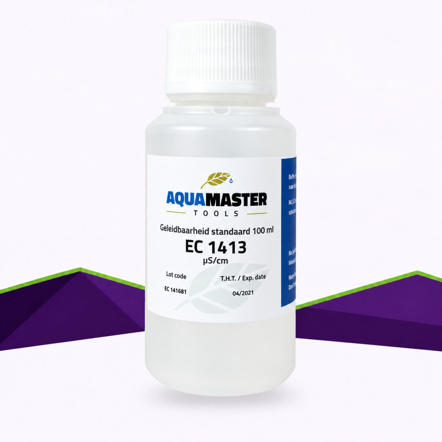 EC 1413 Aqua Master Tools — Kalibrierlösung — 100 ml oder 5 L — Hauptansicht — 100-ml-Flasche