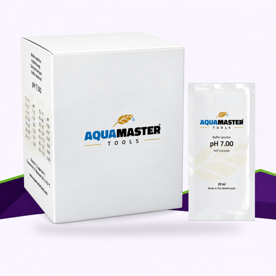 pH 7,00 Aqua Master Tools — Kalibrierlösung — 25 Beutel à 20 ml — Hauptansicht